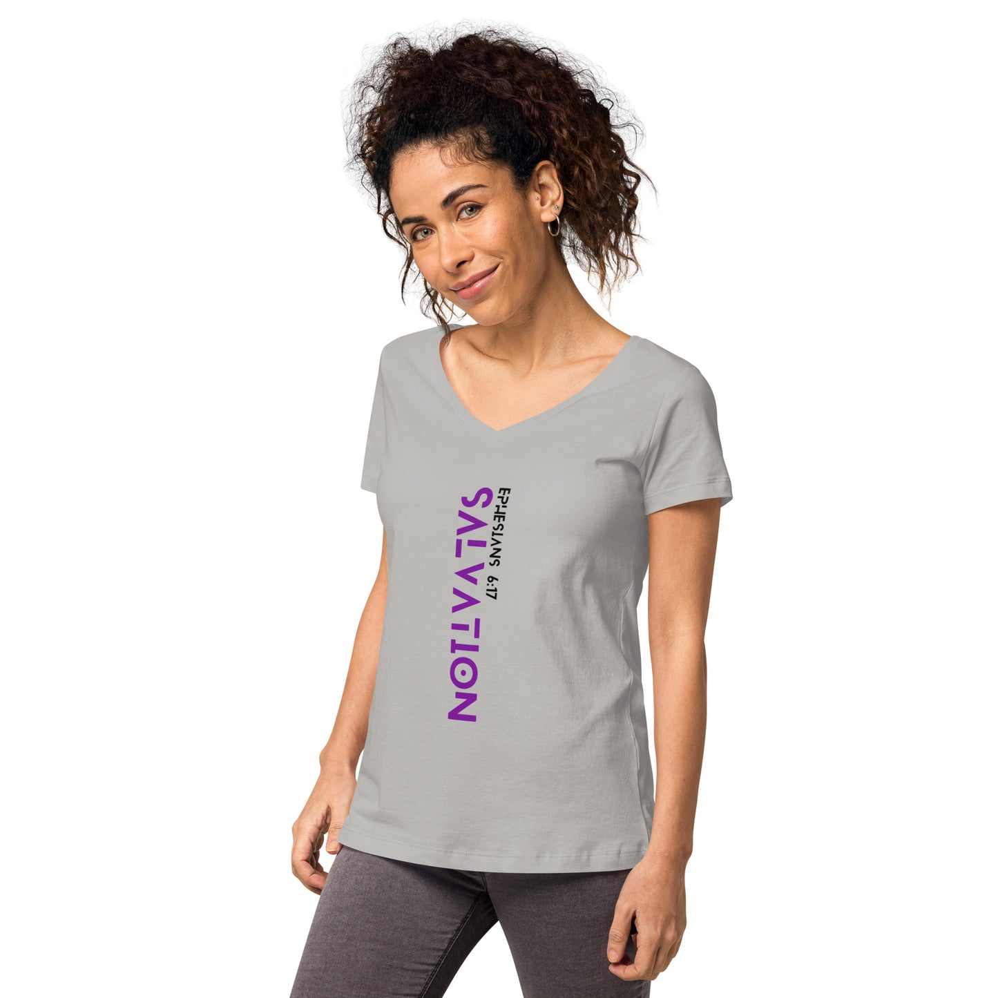 Salvation Women’s fitted v-neck t-shirt